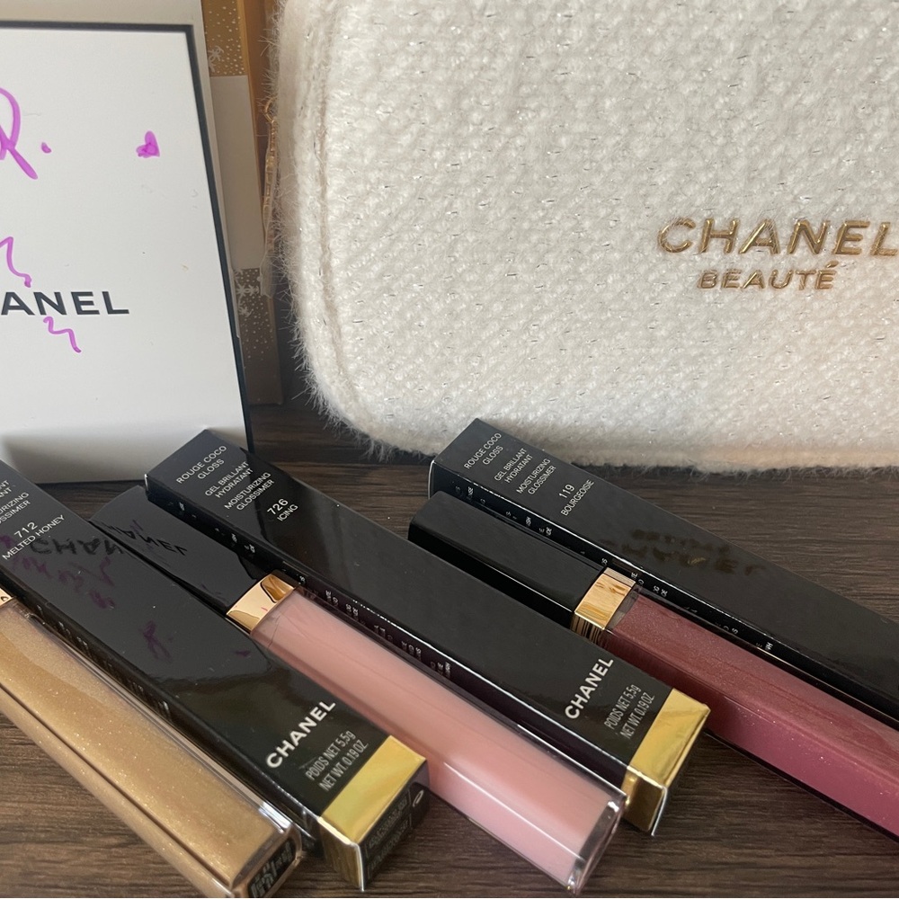 Authentic Chanel Holiday 2024 Maximum Brillance Lip Gloss Set - NEW In Box